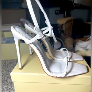 White Patent Heels